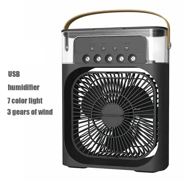 Climatiseur Portable 3-en-1 – Ventilateur, Humidificateur & Rafraîchisseur d'air USB