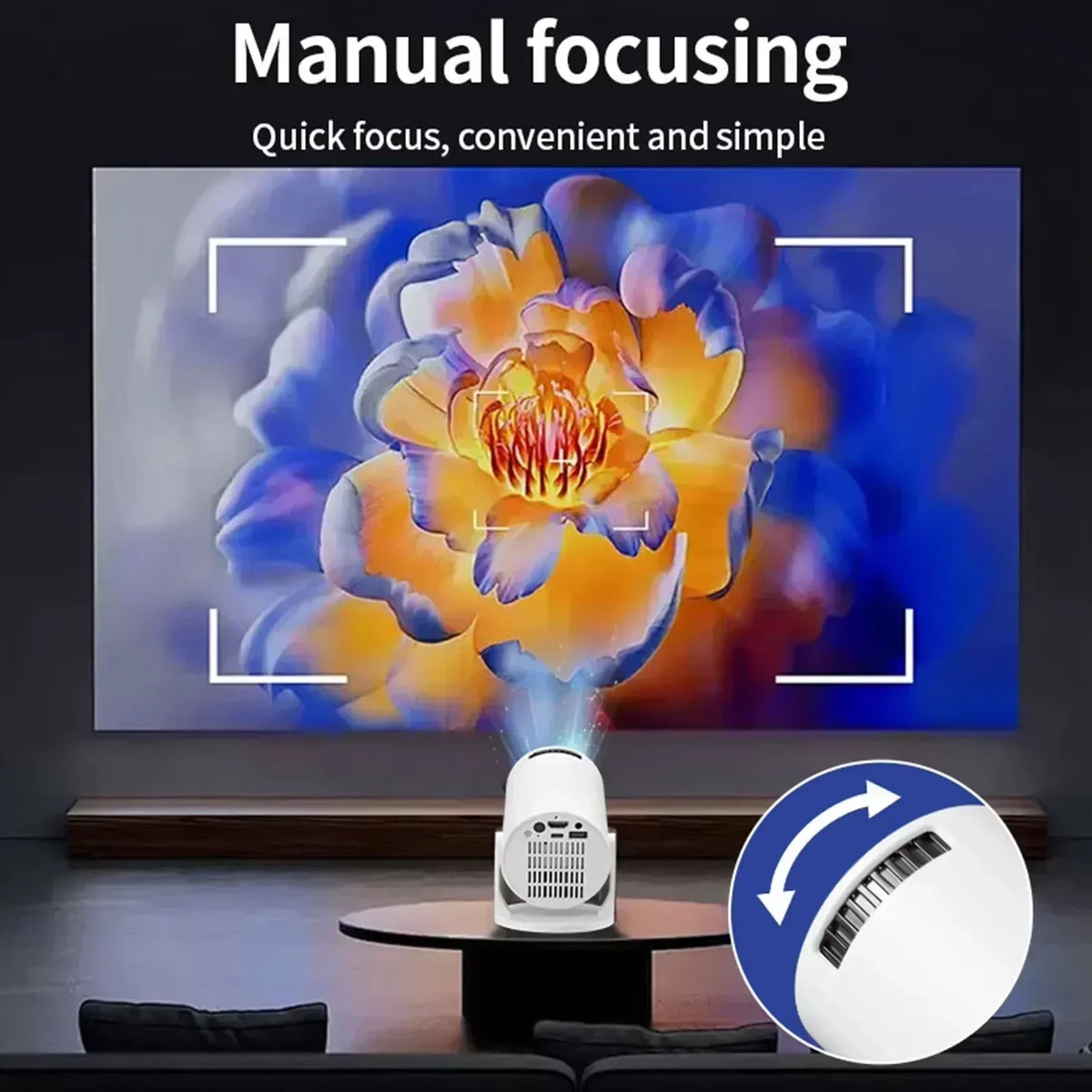 📽️ Projecteur Portable 4K WiFi