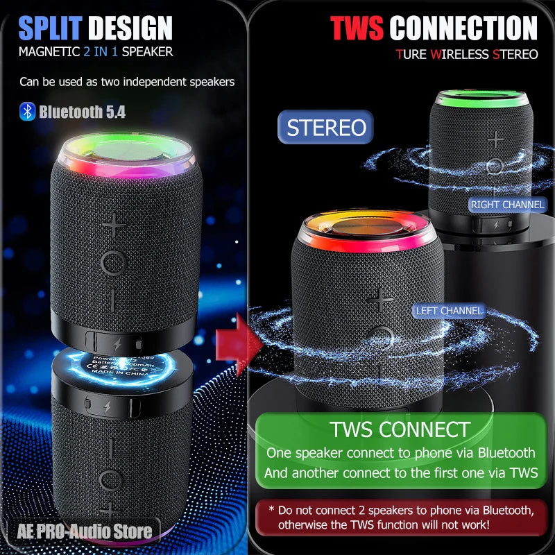 🔊 Enceinte Bluetooth TWS