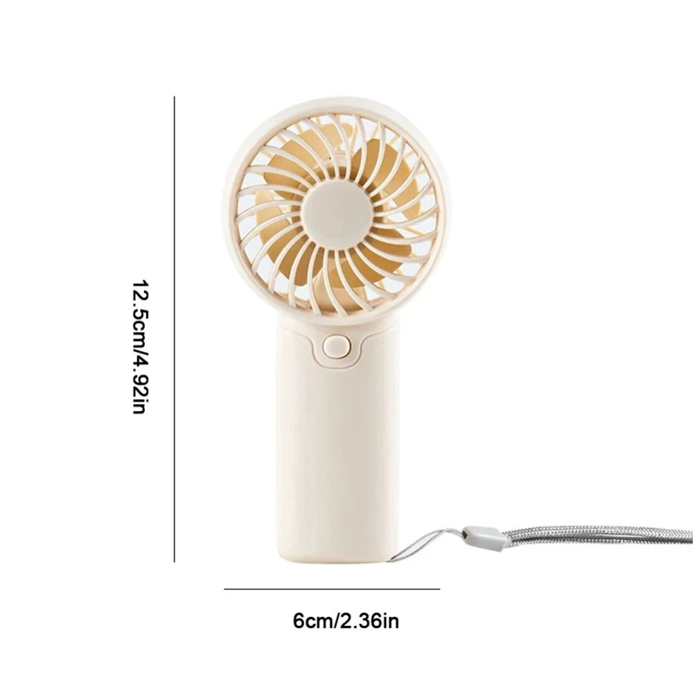Mini Ventilateur Portable Rechargeable | Fraîcheur Partout, À Tout Moment