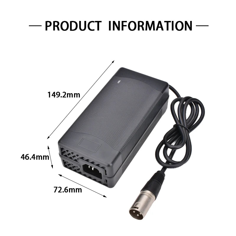 29.2V 8A 10A LiFePO4 Battery Charger For 8S 25.6V 24V LiFePO4 Battery Pack Fast Charger  Equipped with XT60 XT90 plug