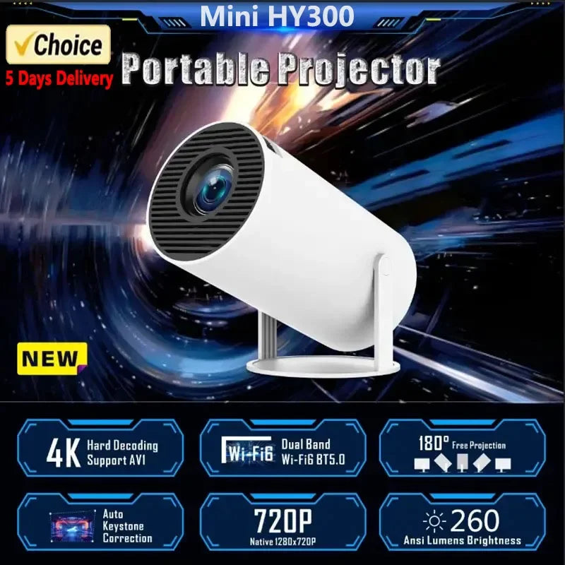 📽️ Projecteur Portable 4K WiFi