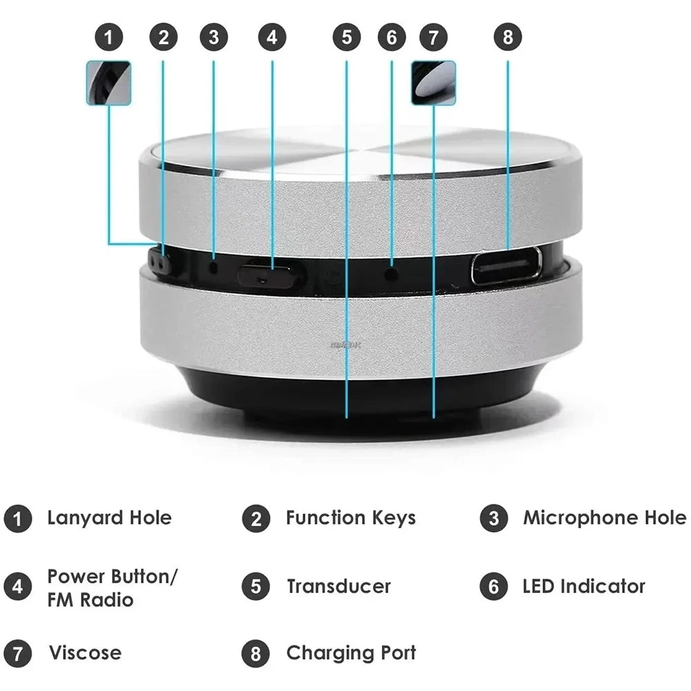 VibraBass - Mini Enceinte à Conduction