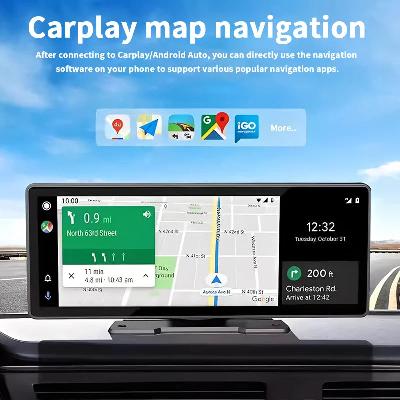 👉 Écran CarPlay 10,26" avec Caméra 4K est très bien comme ça.