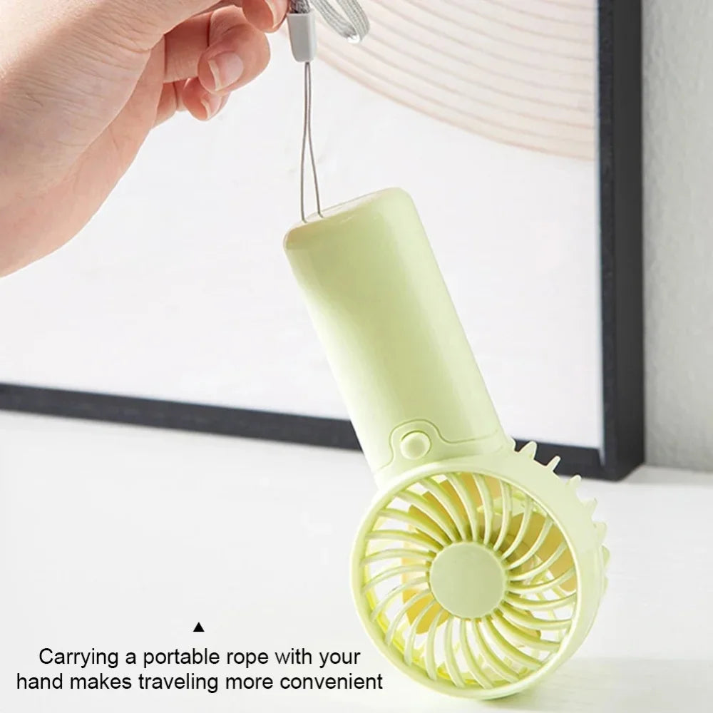 Mini Ventilateur Portable Rechargeable | Fraîcheur Partout, À Tout Moment