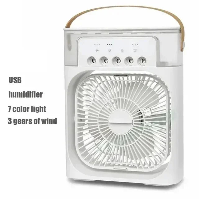 Climatiseur Portable 3-en-1 – Ventilateur, Humidificateur & Rafraîchisseur d'air USB