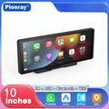 10.26" Car Mirror Radio Multimedia Video Player Universal Wireless Carplay AndroidAuto Screen With Bluetooth AUX USB