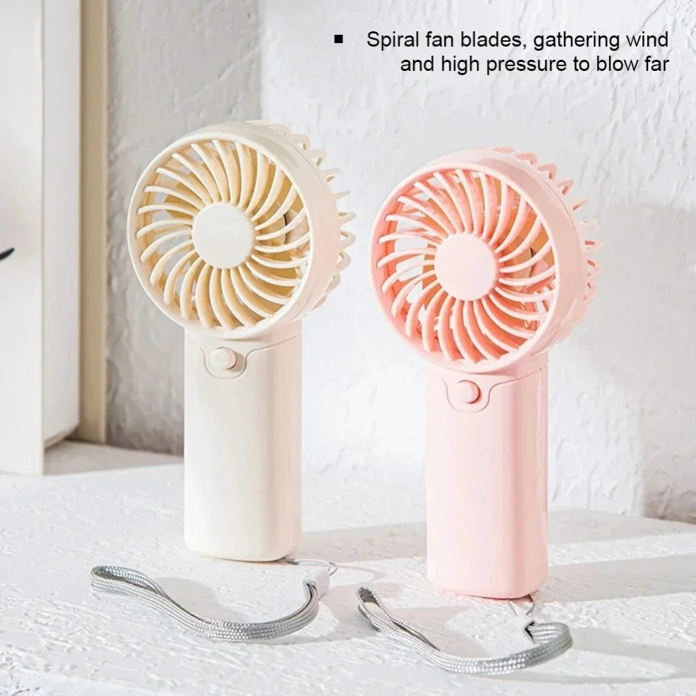 Mini Ventilateur Portable Rechargeable | Fraîcheur Partout, À Tout Moment