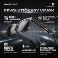🕶️ Lunettes Connectées 4K IA – Caméra HD, Traduction, ChatGPT & Bluetooth