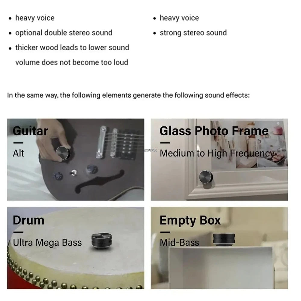 VibraBass - Mini Enceinte à Conduction