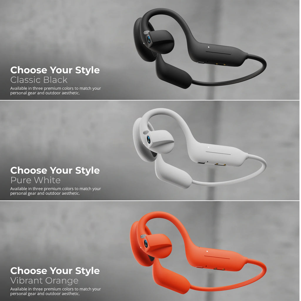 Écouteurs intelligents Bluetooth avec caméra HD et fonctions IA