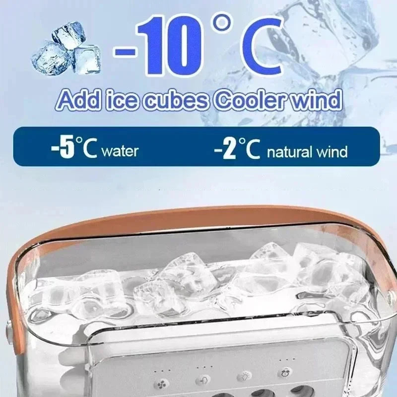 Climatiseur Portable 3-en-1 – Ventilateur, Humidificateur & Rafraîchisseur d'air USB