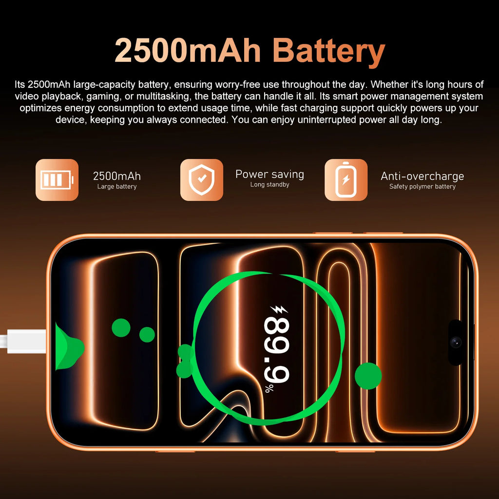 IVMI Global 17 – Mini Smartphone Android 3G | Double SIM | Écran 4.0" | Compact & Ultra-fin